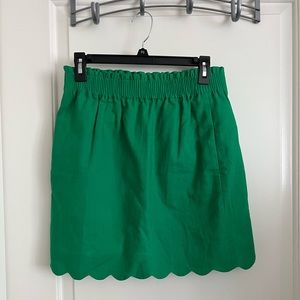JCrew Scalloped Skirt